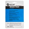 NICHE Brake Pad Set for Kawasaki Z400 Ninja 250R 300