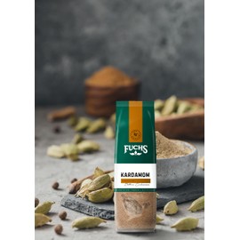 Fuchs Gewürze - Kardamom gemahlen im recyclebaren Nachfüllbeutel - 50 g