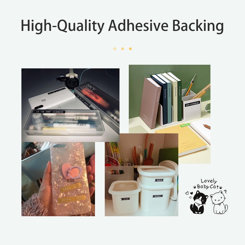 5 Pack Replacement for Label Maker Refills 9mm*300cm/Roll Manual Embossing