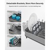 SUNLY Expandable Dish Drying Rack, Versatile Brackets for Pots &