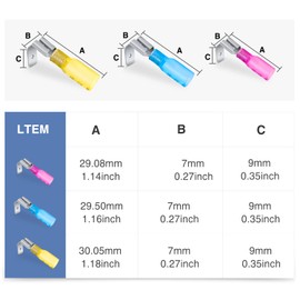 Nilight 140PCS Heat Shrink Piggy Back Spade Terminals Connectors Assortment Kit 22-16/16-14/12-10 AWG Spade Quick Splice Crimp for Auto Cars Trucks Boats and 12V Accessories, 2 Years Warranty