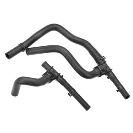 2PCS Heater Hose with TEE Supply-Return Compatible with Dodge Journey 2.4VVT 2008-2020 Heater Hose Set Replacement 5058437AK 5058437AI 5058437AD