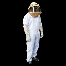 LARGE- Professional Bee Suit- Heavy Duty Gloves Included