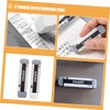 STOBOK Pack of 2 Portable Sand Eraser Pens for Classroom