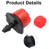 Coufce 100pcs 360 Degree Drip Irrigation Emitters, 1/4 Inch Emitter