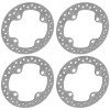 Caltric 4 Front Rear Brake Disc Rotor for Polaris RZR
