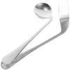Set of 2 Feeding Utensils Including 1 Curved and 1
