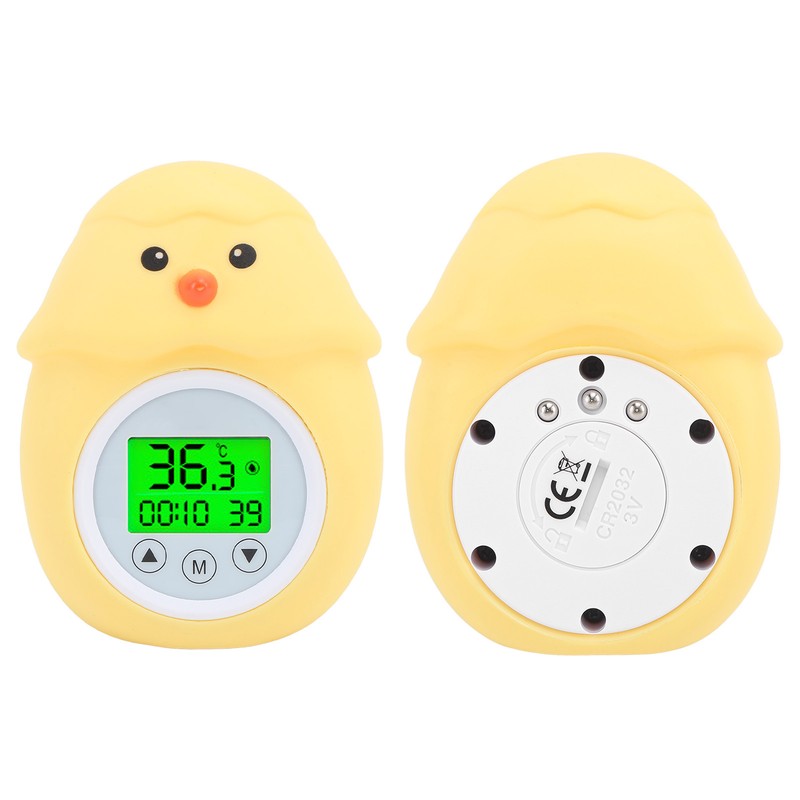 Cartoon Baby Water Thermometer Waterproof Multipurpose Portable Baby Bath Thermometer