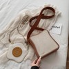 CLOGRATIA Women's Bread Toast Shoulder Bag, Fried Egg, Crossbody Bag,
