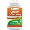 Best Naturals Calcium D-Glucarate 200 mg 120 Tablets