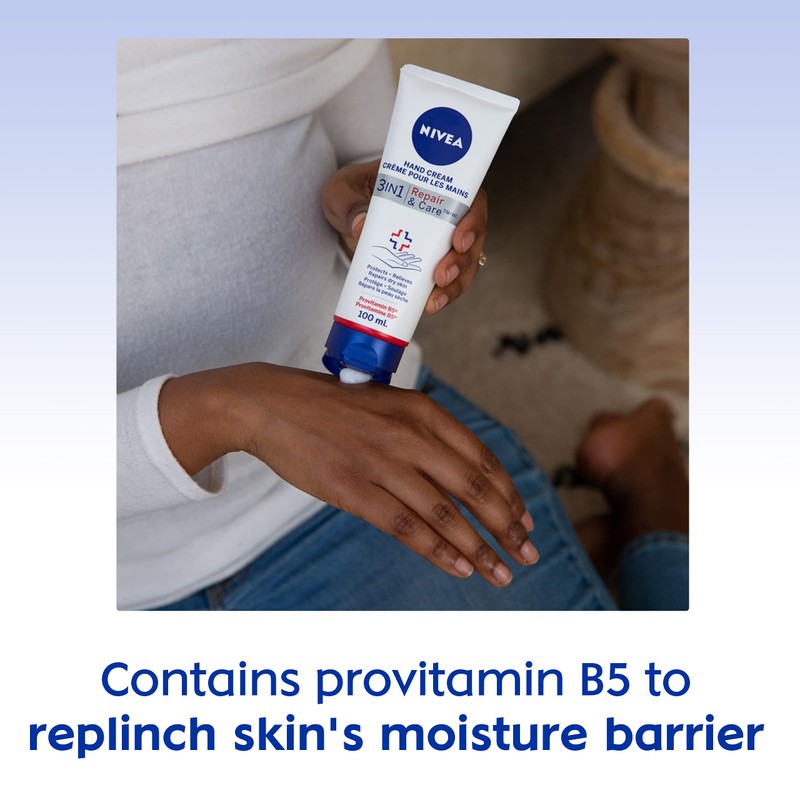 NIVEA 3-in-1 Repair & Care Hand Cream, 100ml