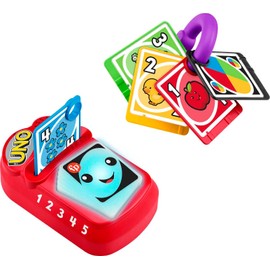 Fisher-Price Baby & Toddler Toy Laugh & Learn Counting and Colors UNO with Educational Music & Lights for Infants Ages 6+ Months​