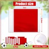 Set of 4 Red Replacement Soccer Flags Soccer Corner Flags