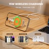 COLSUR Wireless Charger, 3-in-1 Inductive Charging Station 15 W Wireless