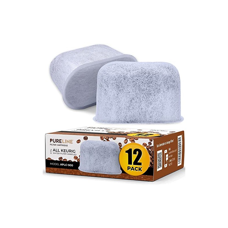 Pureline - Paquete de 12 filtros de agua de repuesto
