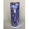 Liquidelics Hot/Cold Beverage Cup/Tumbler, Swirl Design Blue, 20 oz.