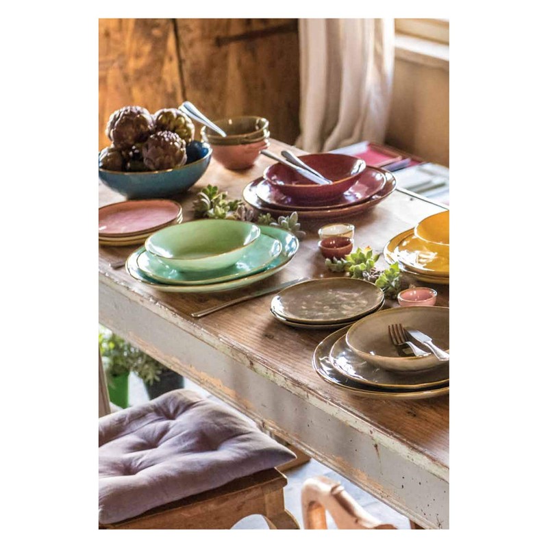 Rose & Tulipani - Concerto Blue Avio Fruit Plate