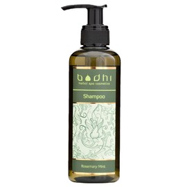 Bodhi® Natural Shampoo Rosemary Mint 200 ml - for Oily Hair, Anti-Dandruff / Vegan & 99% Natural