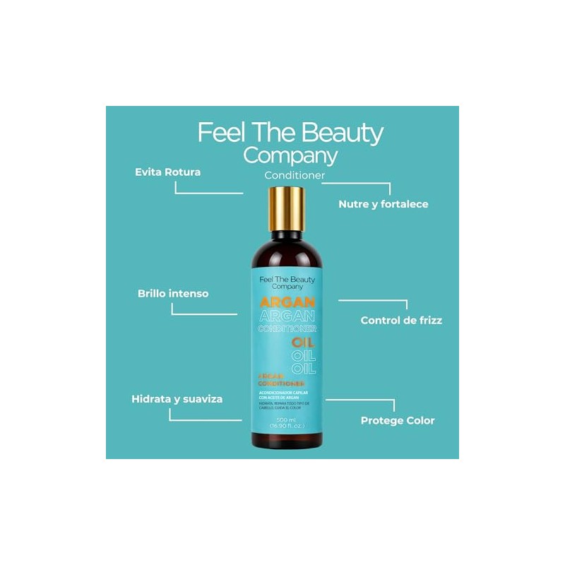 Feel The Beauty Duo Shampoo & Conditioner Argan Oil con