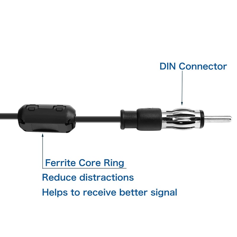 CHHLIUT AM FM Hidden Windshield Antenna Vehicle Car Radio Truck