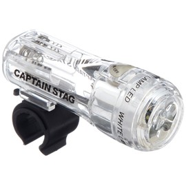 Captain Stag Y-4618 3 LED Light, 227 SLIM [No Tools Required] Waterproof Bicycle Light Clear