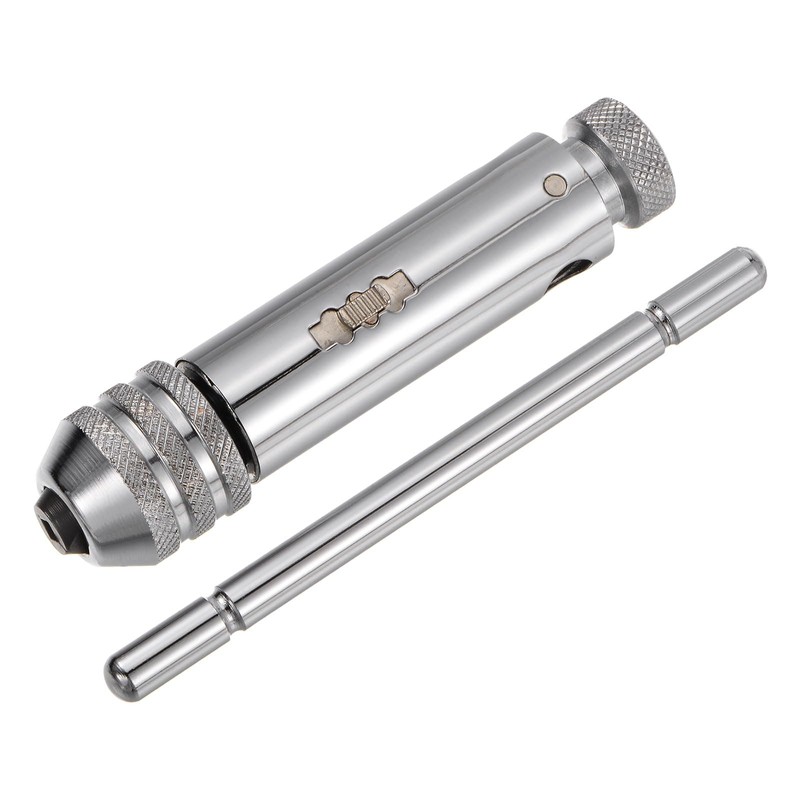 HARFINGTON T-Handle Ratchet Tap Wrench + Metric Tap Set, 7pcs