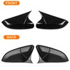 2pcs Side Mirror Cover Cap Compatible with Honda Civic 2016