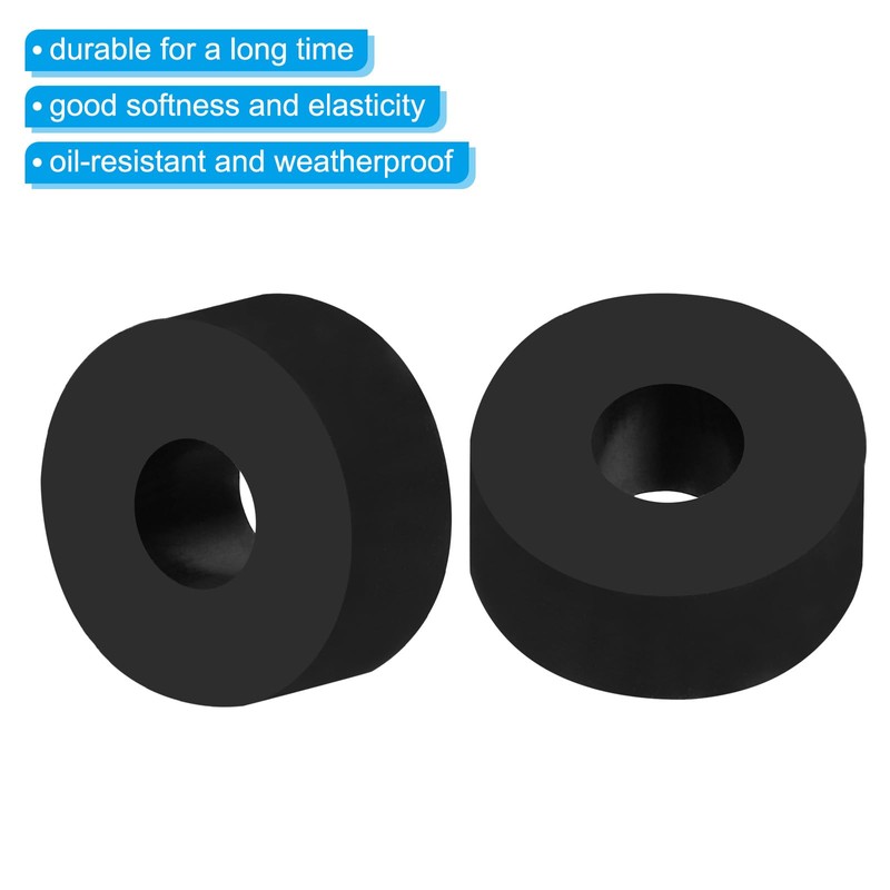 PATIKIL Anti-Vibration Spacers Rubber Damping Gasket Rubber Spacers Multi-Purpose 8