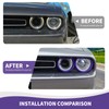 RAZPOY Headlight Lamp Cover for Challenger Accessories, Front Headlight Cover