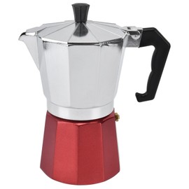 Aluminum Alloy Octagonal Shape Coffee Pot Maker Coffee Making Tool for Home Coffee Shop Use6 Cups 300ML