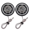 CYSFETENA Car Tweeter, Stainless Steel 150W 12V DC 2Pcs Auto