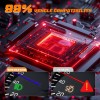 SHENKENUO 4x H7 H11B LED Headlight Bulbs Kit High Low