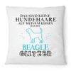 Fashionalarm Cushion Das sind keine Hundehaare – Beagle Glitter –