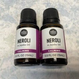 Whole Foods Neroli In Jojoba Oil CALMING 0.5oz ( Lot of 2 ) New