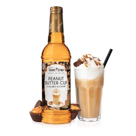 Jordan’s Skinny Syrups Peanut Butter Cup, Sugar Free Flavoring Syrup, 25.4 Ounce Bottle