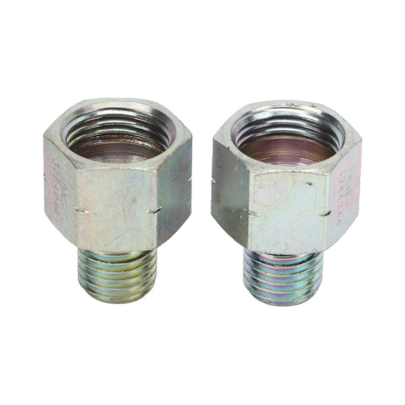 2 Pcs Turbo Oil Feed Line Connector Joint Turbine Supply