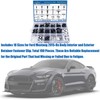 OAUTOO 190pcs fits Ford Mustang 2015-On Auto Body Interior and