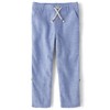 Gymboree,and Toddler Drawstring Linen Pants,Boy That's Blue,5T