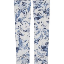 Oakley ESSENTIAL COOL COVER 25.0 Men's Training Cool Arm Cover, (186) WHITE PRINT, L