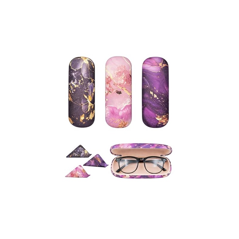 3pack eyeglass case hard shell，glasses case hard shell，eye glass cases