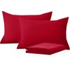 Moonlight Bedding Pillow Cases 2 Pack – Red Pillowcases Envelope