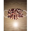 New Brown Black Beige Animal Print Face Mask