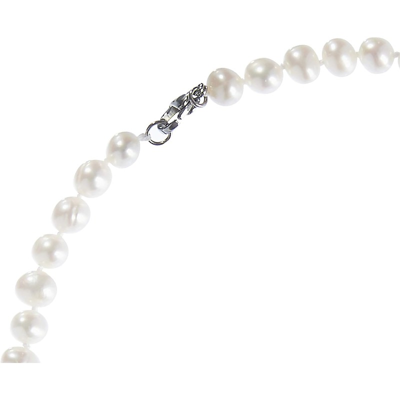 Anthony Vincent Collar Perla Cultivada Natural Blanco Tamaño 6 mm