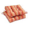 South Pine Porch Outdoor 20-inch Square Tufted Seat Cushion, Set