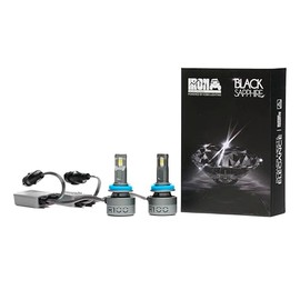 IRON LED Kit faros Luz LED Carro Black Sapphire 75W Chip CSP Canbus Ventilador 36.000 LM 12v luces Altas Bajas y Auxiliares Niebla Neblineros BILED y Simples Focos Bombilla Coche Moto (H11)