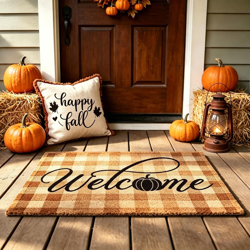18 PCS Fall Stencils for Door Mats Crafts