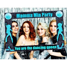 LaVenty You are The Dancing Queen Party Photo Booth Props You are The Dancing Queen Party Supplies Mamma Mia Party Decoration Disco Party Photo Booth Props