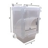 2Gr Automatic feeder for canary, finch, parrot, cage accessory, bird