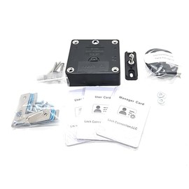 Lock Connection® RFID/Bluetooth Hidden Cabinet/Drawer Lock Used in Matthew Peech Concealment Mirror Build (MP-KR-S80LC-BT-61D-PJC-12)