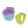 3pcs Drain Colander Set Food Grade PP Stackable Fruit Vegetable
